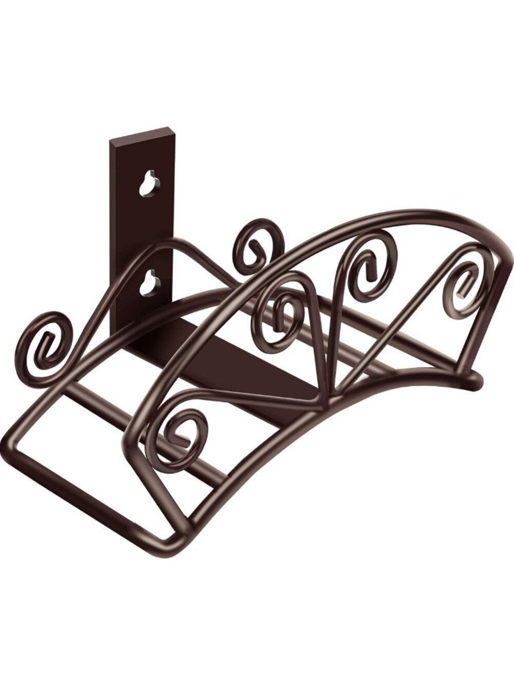 Heavy Duty Garden Hose Holder - 150 FT Capacity, Solid Metal Wall Mount, Durable